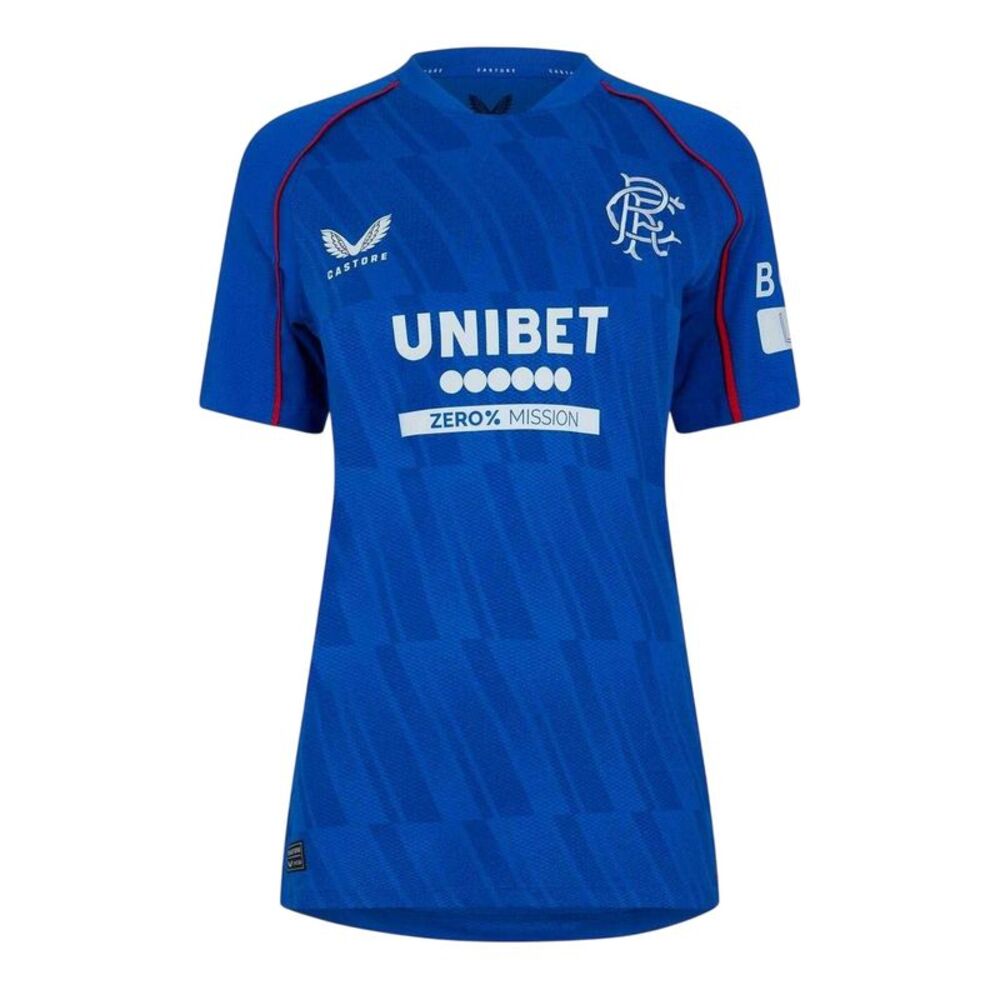 Castore Womens/Ladies Rangers FC Home Shirt / Blue